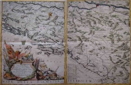 CORONELLI, VINCENZO MARIA: MAP OF DANUBE BASIN
